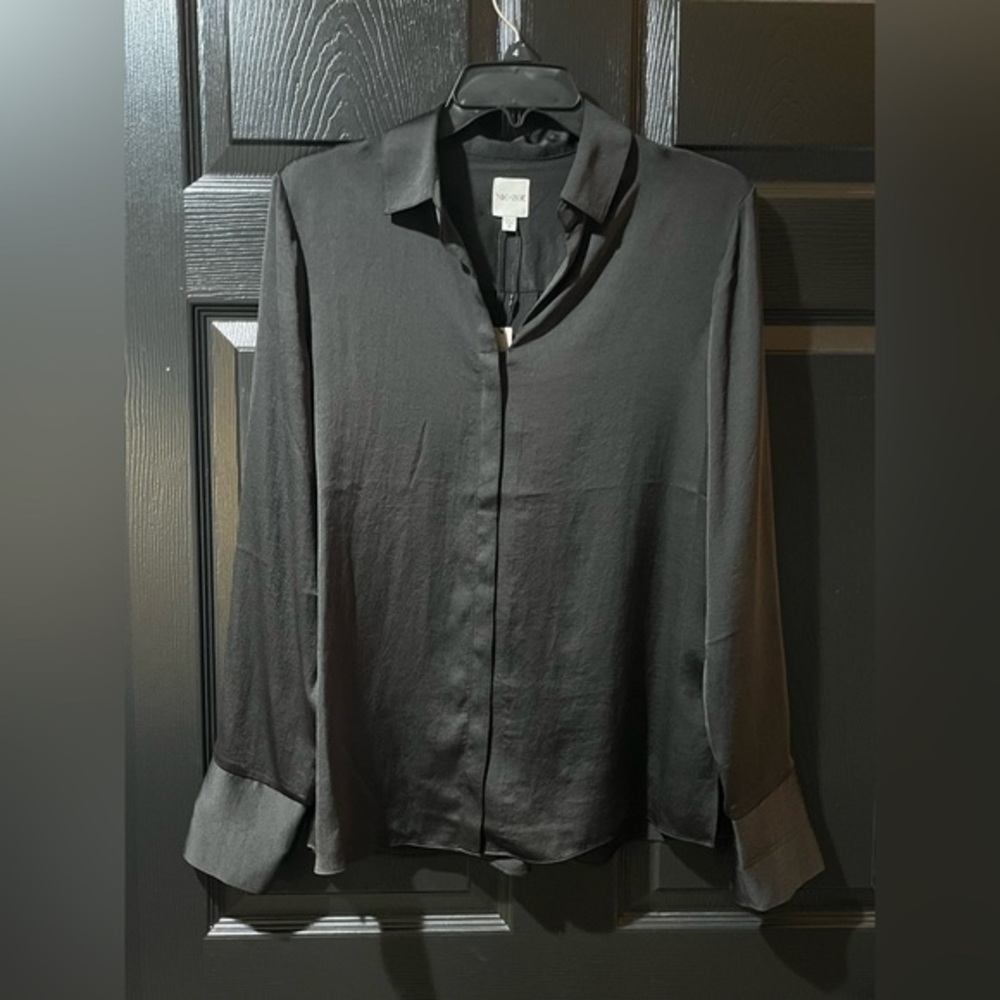 NEW NIC+ZOE Satin Blouse NWT